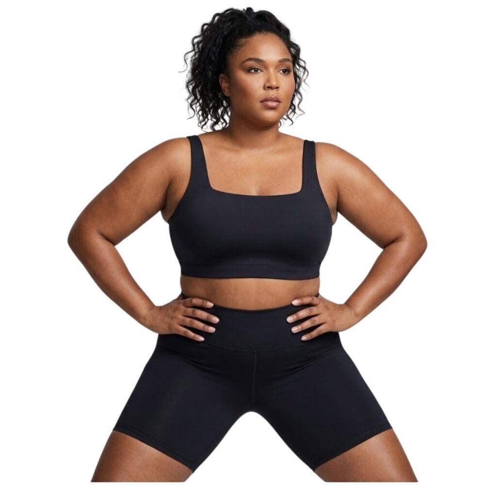 YITTY By Lizzo Nearly Naked UltraLift Square Neck Bra Iconic Black XL EUC